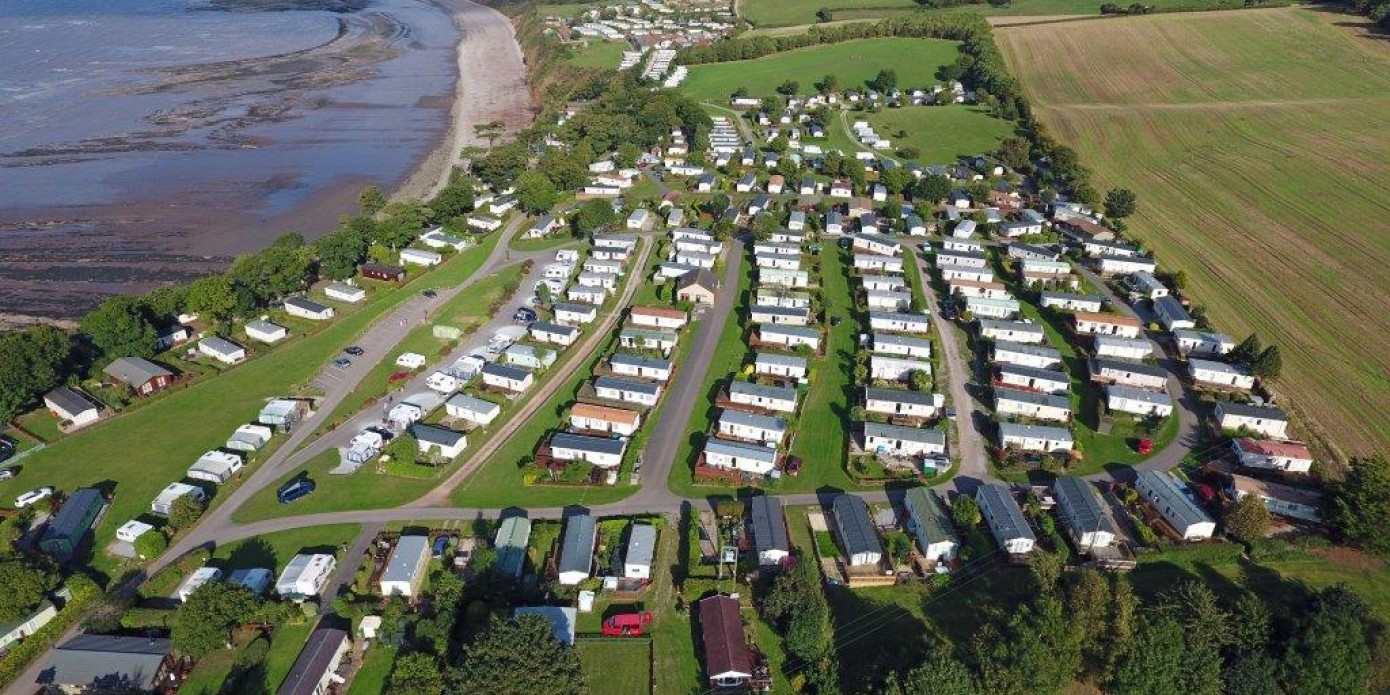 Holiday Parks in harbour town Watchet in Somerset